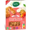 Pané crousti fondant courgette, poivron, tomate, mozzarella bio Soy – 2 x 80 g