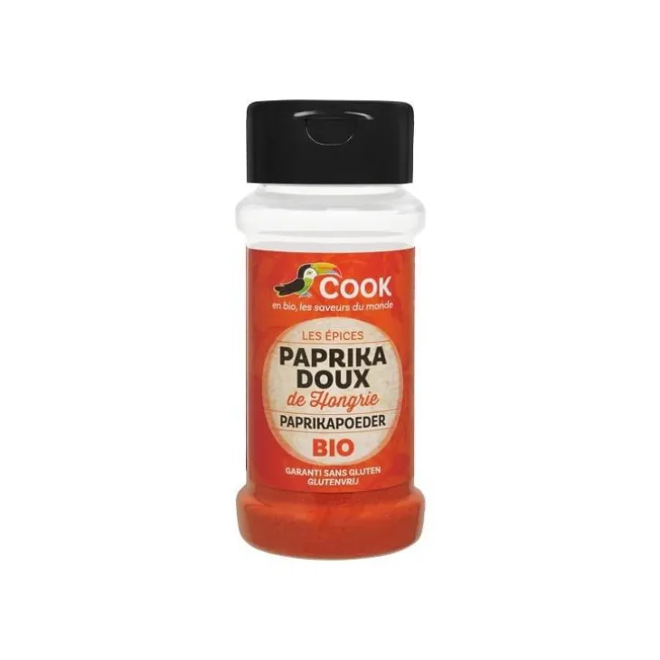 Paprika doux de Hongrie bio en pot de 40 g