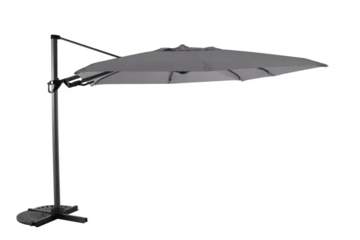 Parasol carré déporté Deluxe - Flip Flap - ROYAL GARDEN - 3 x 3m