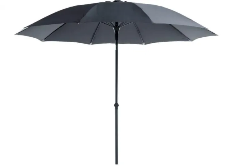 Parasol droit en aluminium et fibre - PROLOISIRS - Ø 270cm