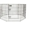 Parc pour chien en métal noir - 76 cm