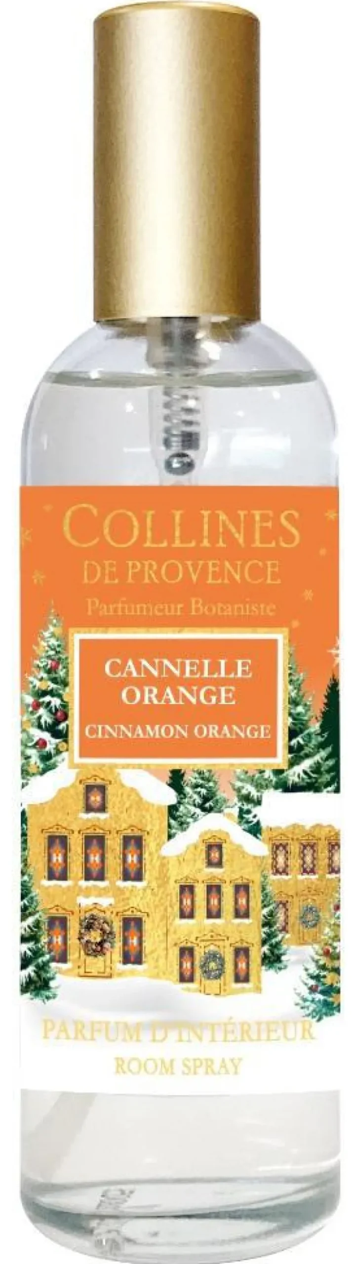 Parfum d’intérieur en flacon spray Collines de Provence Cannelle orange - 100 ml