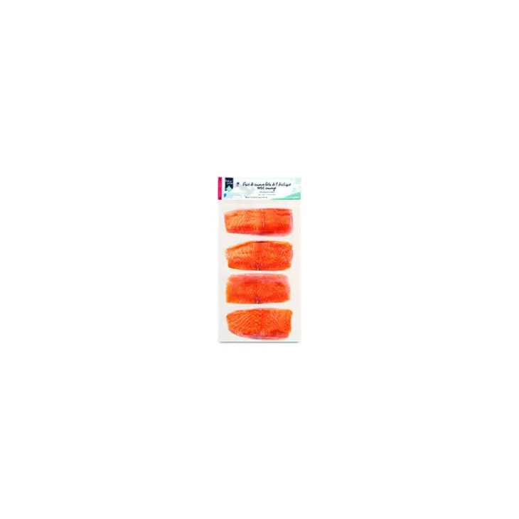 Pavé de saumon keta du Pacifique silverbright Natur’amie - 400 g (4 pièces)