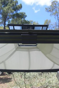 Pergola autoportante OPALE anthracite COULEURS DU MONDE - 3x3.60m