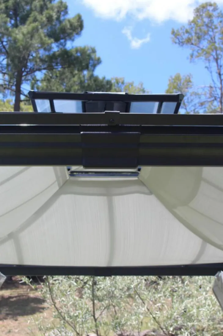 Pergola autoportante OPALE anthracite COULEURS DU MONDE - 3x3.60m