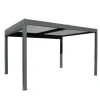 Pergola Bioclim Eris motorisée coloris noir - 3 x 4 m