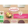 Petits pots pomme et myrtille Babybio 2 x 130 g