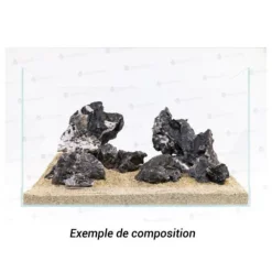 Pierre décorative Leopard Stone AQUA DECO, taille S 0,8-1,2 kg - vendue à l'unité