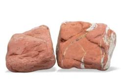 Pierre décorative pour aquarium coloris rouge Aquavie Jaspe