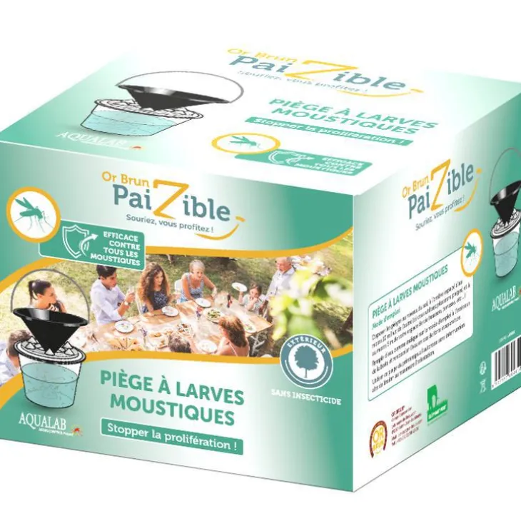 Piège à larves de moustique Or brun Paizible