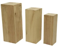 Pilier en bois de paulownia T3 - 20 x 20 x H 60 cm