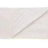 Plaid en polyester coloris ivoire Lou - 170 x 130 cm