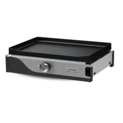 Plancha électrique La petite francaise 150 Duo en inox et acier Le Marquier - 53 x 42 x 14,3 cm