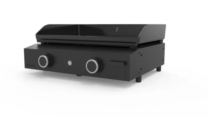 Plancha Origin au gaz 60 pour 8 à 10 personnes coloris noir en acier 5000 W Forge Adour Origin - 60,7 x 54,6 x 24 cm