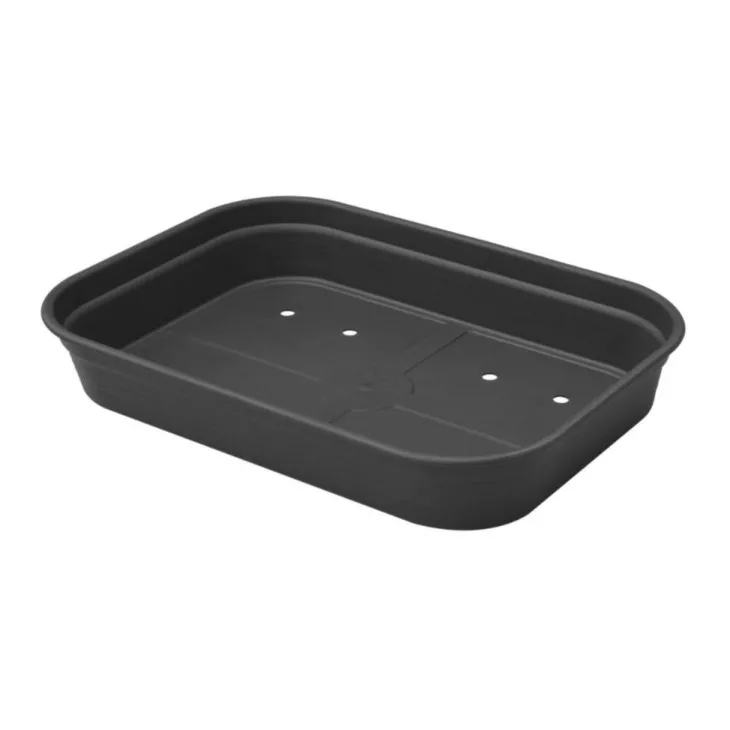 Plateau de culture noir taille M 26 x 36 cm