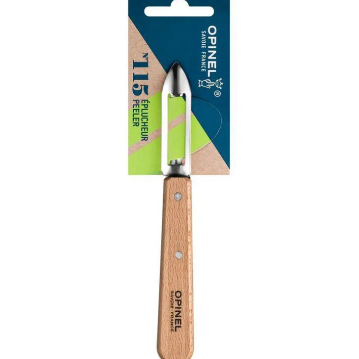 Éplucheur hêtre coloris naturel n°115 Opinel