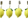 Poids de nappe fer coloris jaune en métal - 4 x 6 x 4 cm