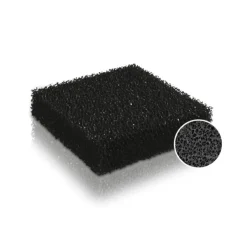Éponge charbon taille compacte noire