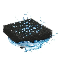Éponge charbon taille jumbo noire