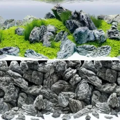Poster de fond pour aquarium, rocheux et aquascape, JUWEL - taille S (60x30 cm)