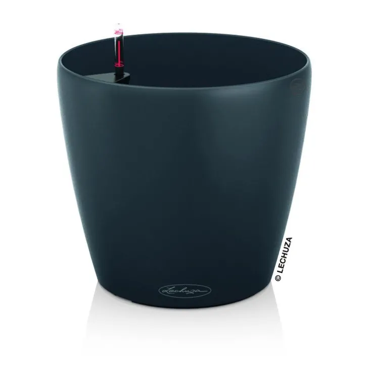 Pot à réserve d'eau Classico Gris ardoise Ø.35 x H.33 cm