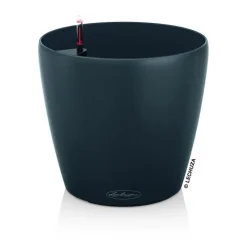 Pot à réserve d'eau Classico Gris ardoise Ø.28x H.26 cm