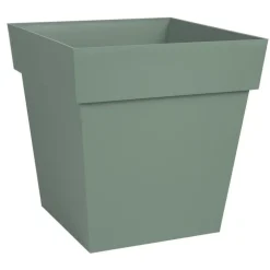 Pot carré vert laurier Eda Toscane - 32 x 32 x 32 cm