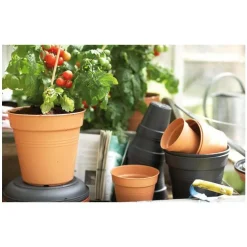 Pot 21cm Green Basics Elho noir
