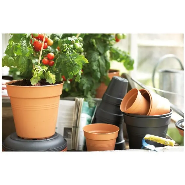 Pot 21cm Green Basics Elho noir