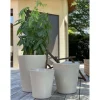 Pot coloris beige en terre émaillée Sydney - Ø 34 cm