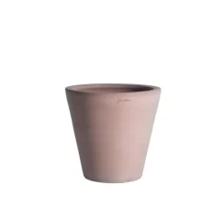 Pot Cuvier contemporain en terre claire H 62 x Ø 63 cm