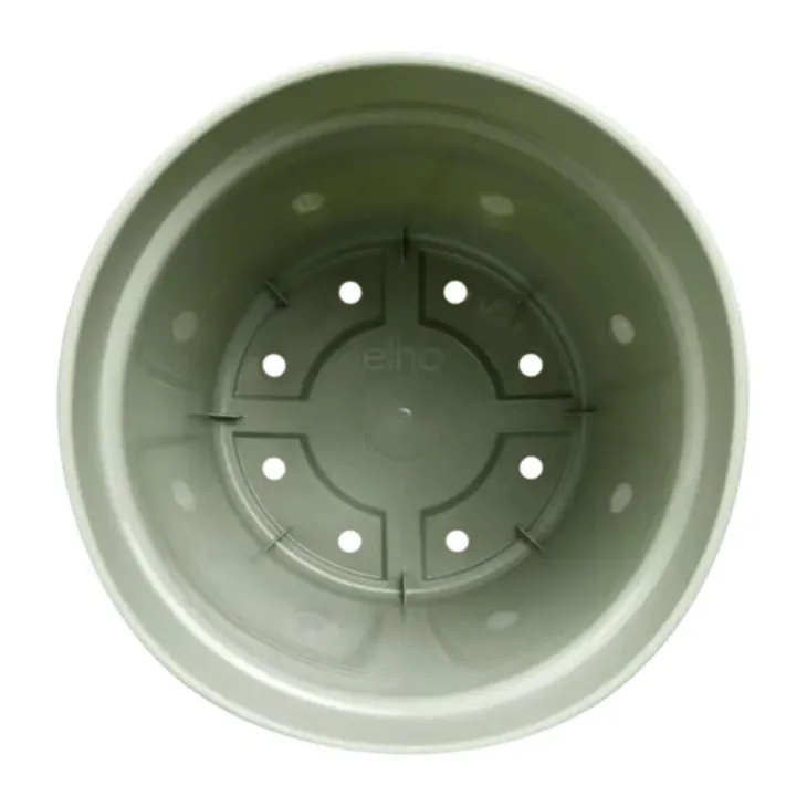 Pot de culture en polypropylène vert pierre Elho Green basics - Ø 40 x H 37 cm