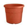 Pot en plastique recyclé terra Elho Algarve Cilindro - Ø 24,5 x H 20,8 cm