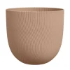 Pot en polypropylène argile froide Elho Sereh Round - Ø 47 x 40,1 cm