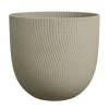 Pot en polypropylène vert scandinave Elho Sereh Round - Ø 29,5 x 25,3 cm