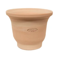 Pot en terre cuite claire Terrablanca Campanilla - Ø 24 x H 19 cm