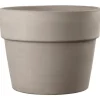 Pot en terre cuite gris Deroma Perfetto Grafite - Ø 39 x H 30,8 cm