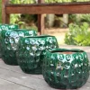 Pot en terre émaillée coloris vert Les Poteries d'Albi Ecaille - Ø 22 x H 23 cm