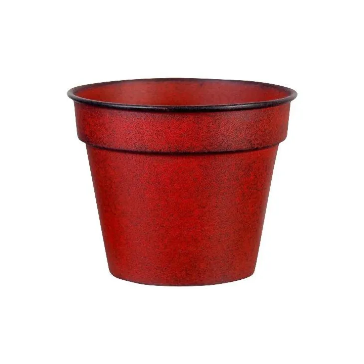 Pot horticole Reb rouge mat Ø 22 x H 20 cm