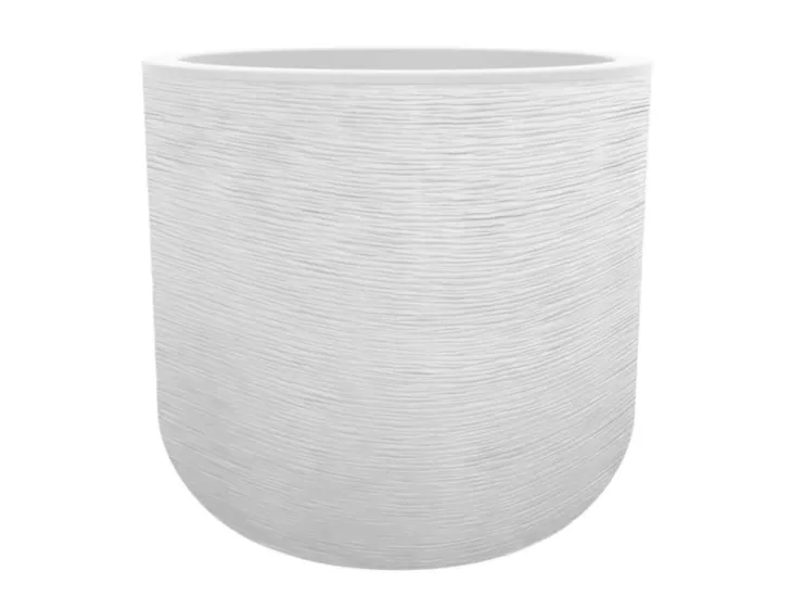 Pot rond coloris blanc Graphit up - Ø 48,5 cm