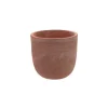 Pot rond Moderne de 8 L en terre cuite Ø 25 x 23 cm