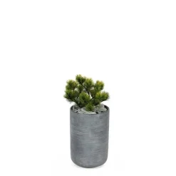 Pot rond Stream Anthracite Ø.27 x H.40 cm