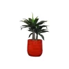 Pot Saintrop soleil couchant en terre cuite émaillée - Ø 20 x H 21 cm