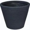 Pot évasé pour décoration intérieure ou extérieure granit Mineral – 32 litres Ø 45 x H 37 cm