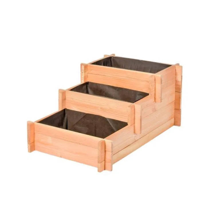 Potager 3 étages en bois botanic® - 90 x 60 x 42 cm