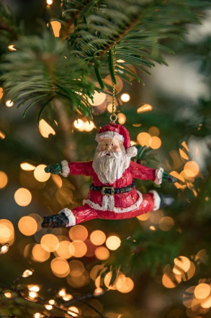 Père Noël Polyester Suspension