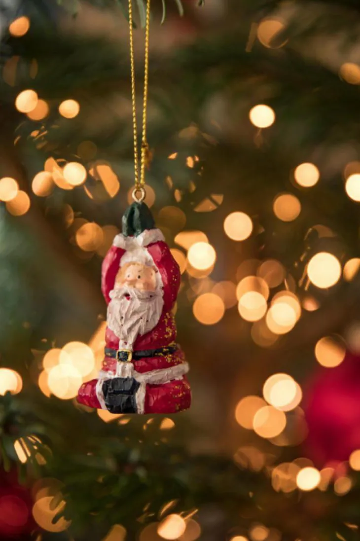 Père Noël Polyester Suspension