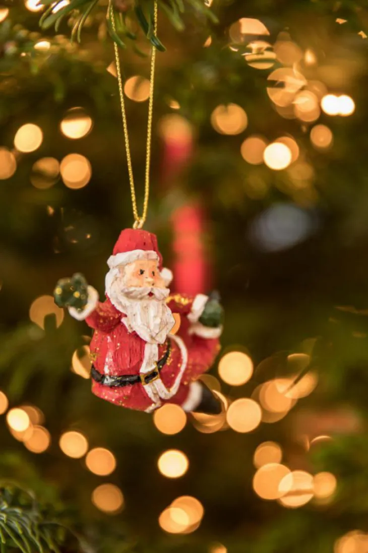 Père Noël Polyester Suspension
