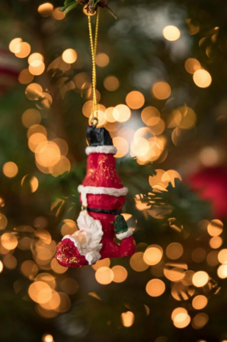 Père Noël Polyester Suspension
