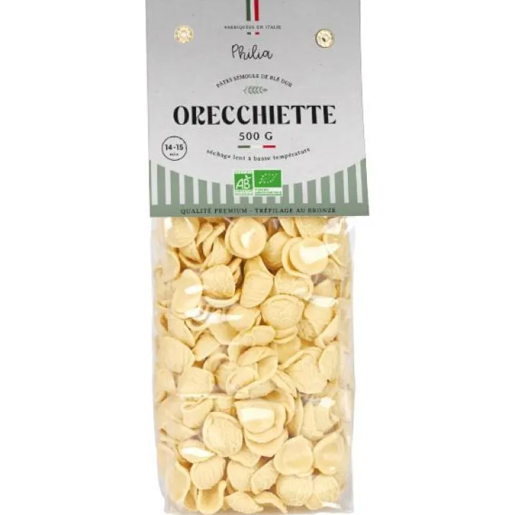 Pâtes orrecchiette bio Philia - 500 g